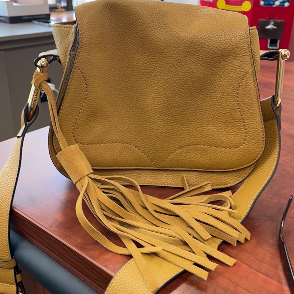 Vince Camuto Tal Flap Leather Crossbody